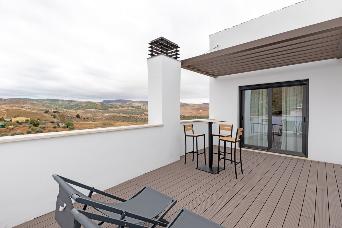 Apartamentos Ardales - terraza